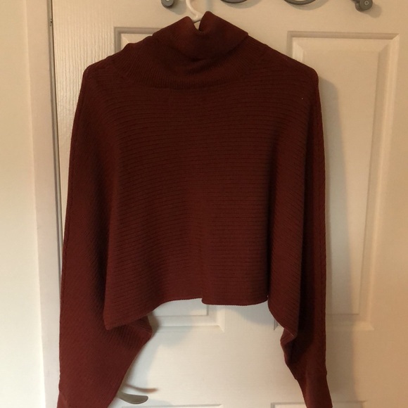Aritzia Wilfred Free Cropped Merino Wool Sweater size small - Picture 3 of 10